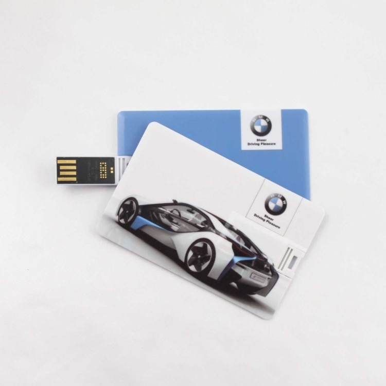 16 GB card USB flash drivers with two side fullcolor full size imprint 3 1/3"*2 1/8" custom USB 2