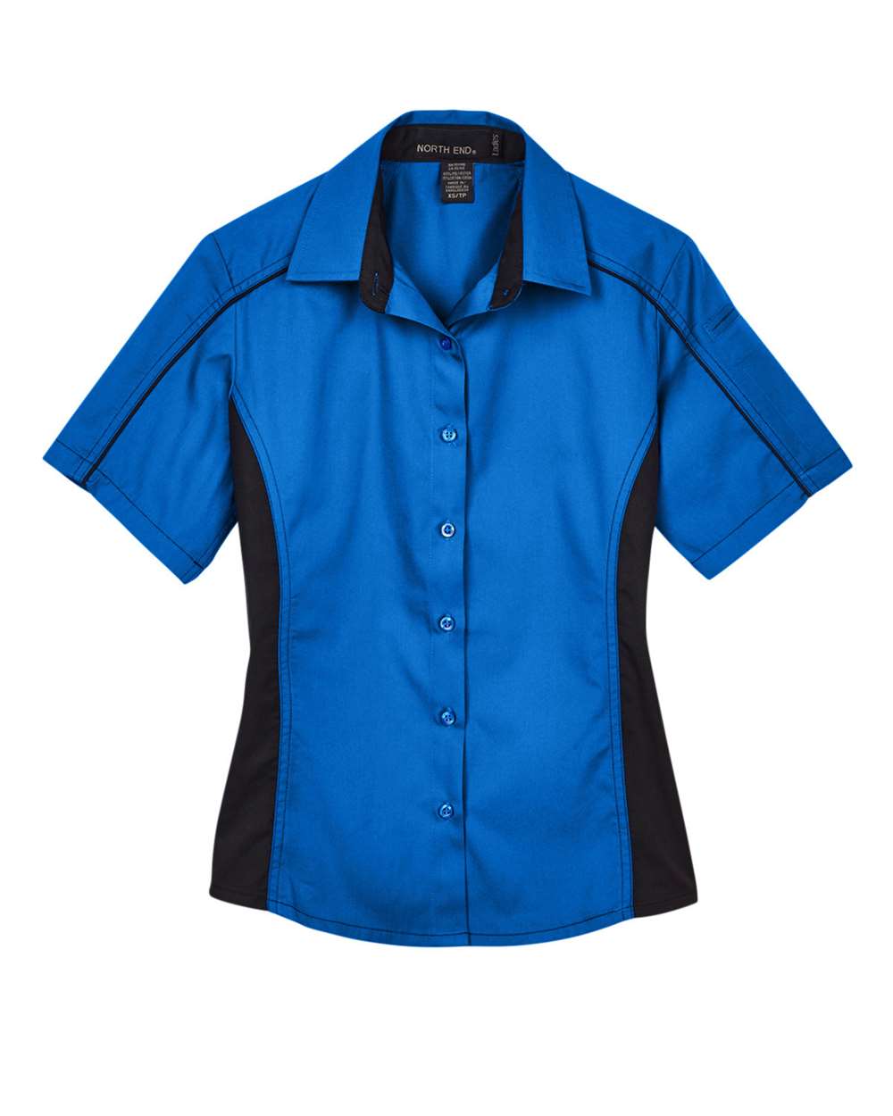 Women's Fuse Colorbloack Twill Short Sleeve Shirt - 77042 3