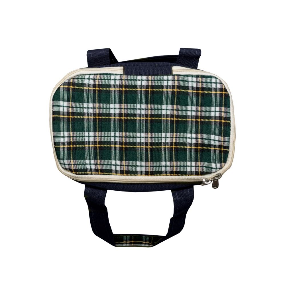18 oz Insolated Plaid Cooler Tote 17