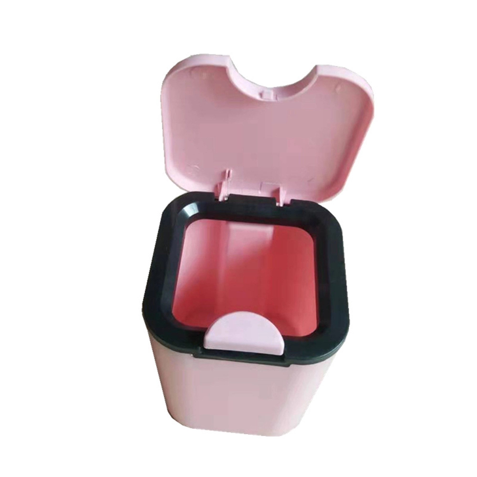 Office Mini Curbside Trash Can with Lid 3