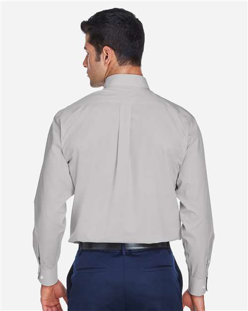 Men's Crown Collection® Broadcloth Woven Dress Shirt - D620 34