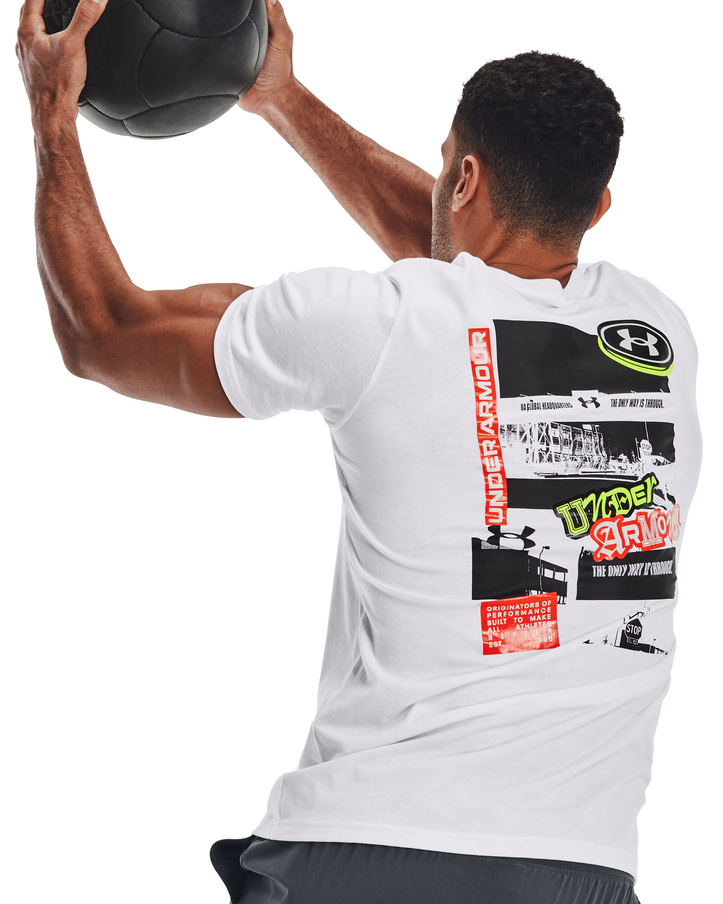 UA Sticker Campus Men's Short Sleeve 3