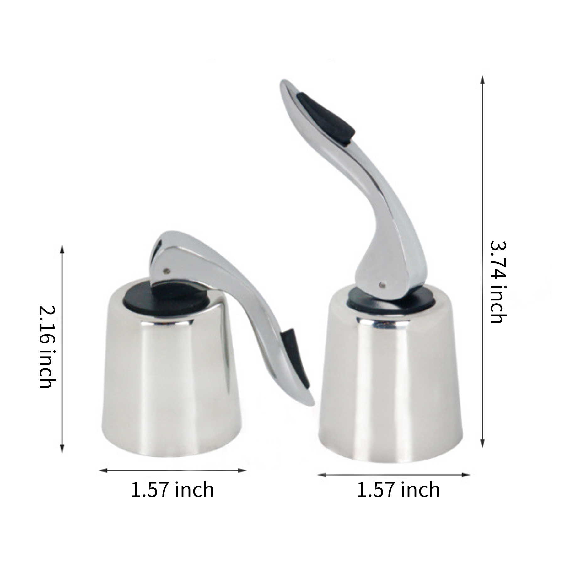 Stainless Steel Red Wine Stopper 3