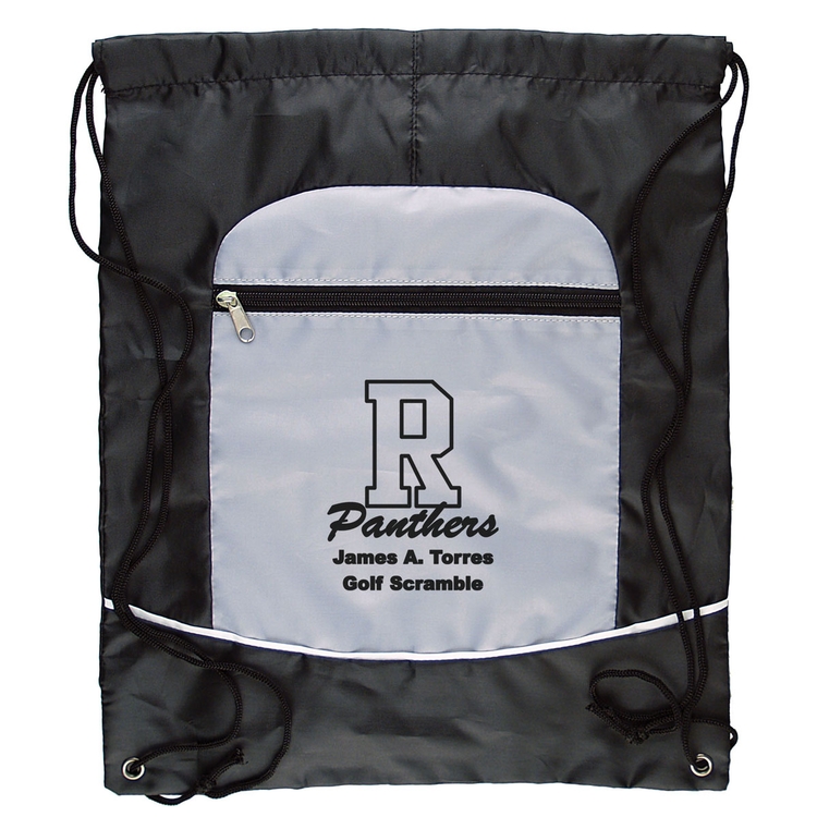 TWO TONE SPORTS BAG w/DRAWSTRING 2