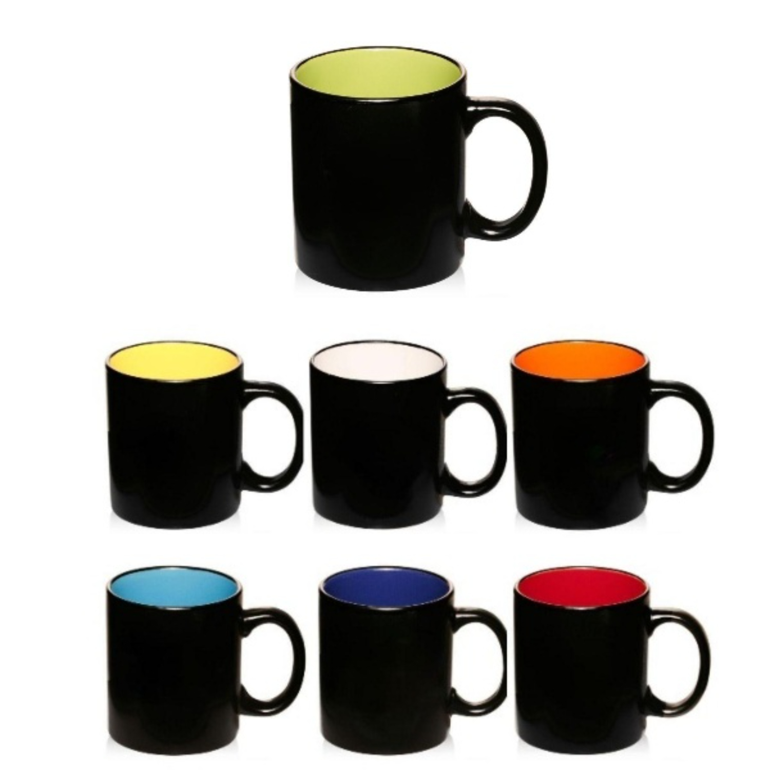 Two-Tone Matte Coffee Mug, 11 oz. 4