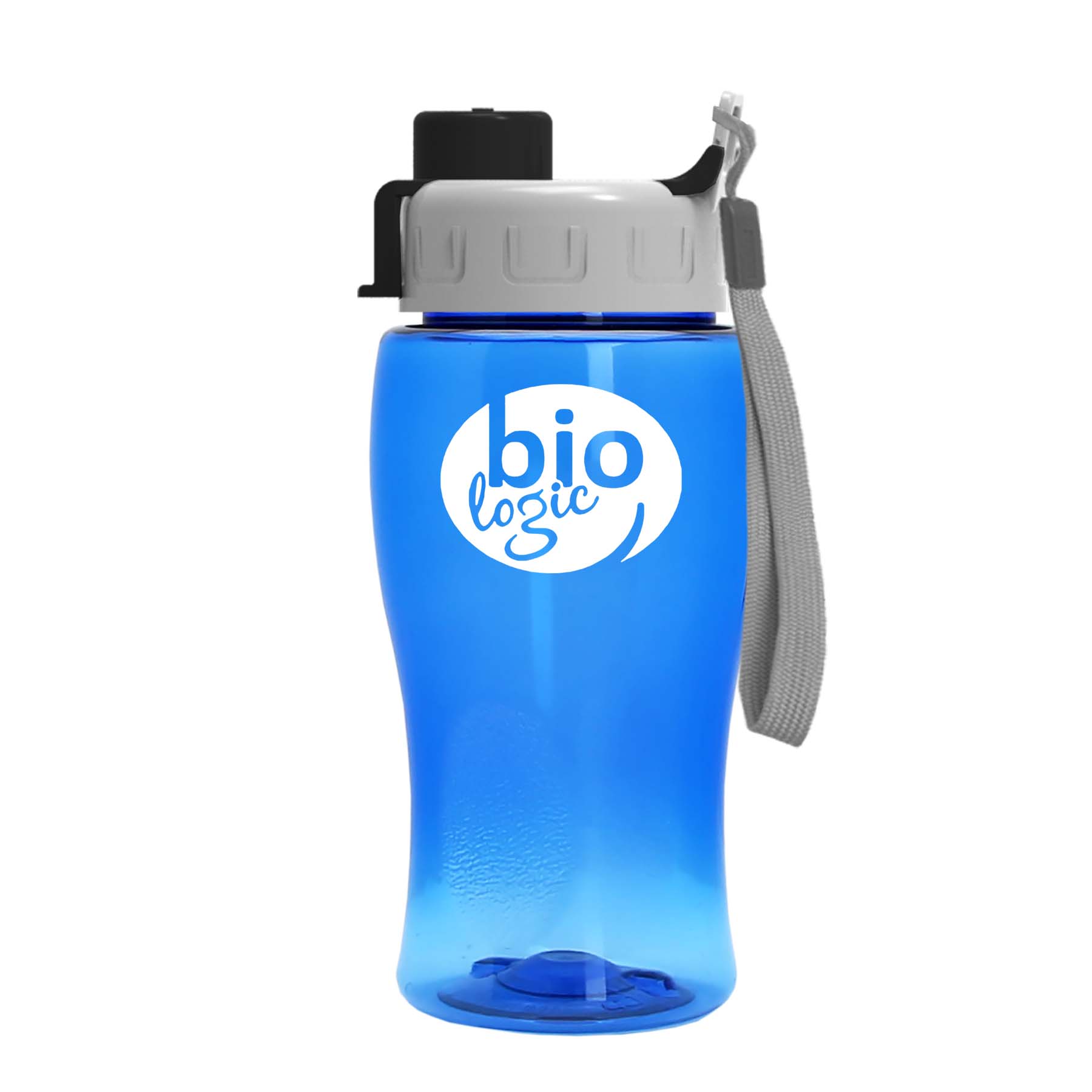 Poly-Pure Jr. - 18 oz. Transparent Bottle with Quick Snap 11