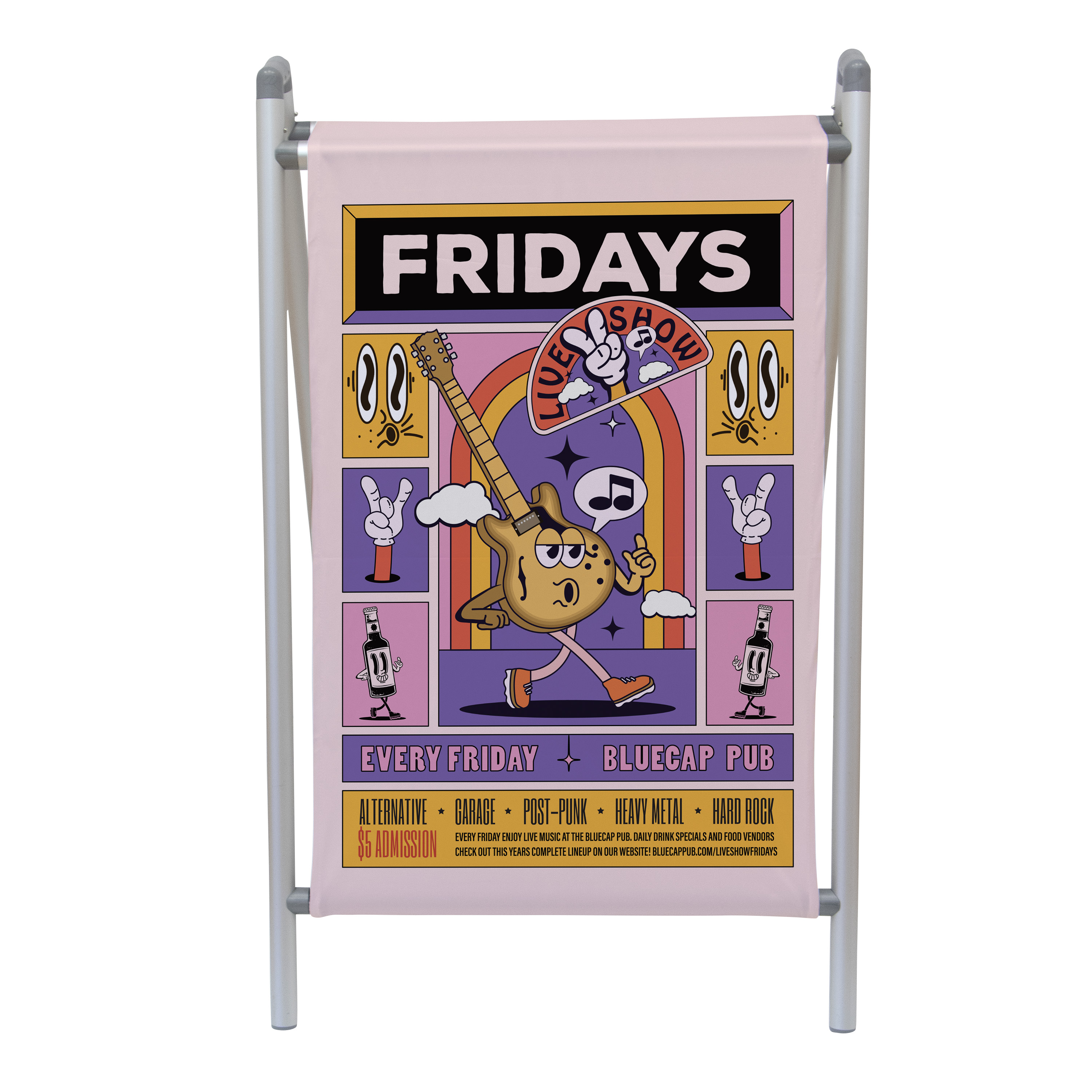 Galleria Fabric A-Frame Kit 8