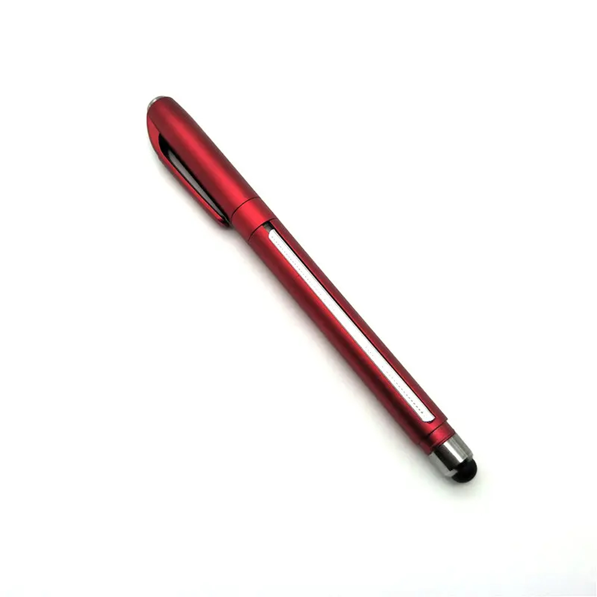 Metallic Banner Pen with Stylus 8