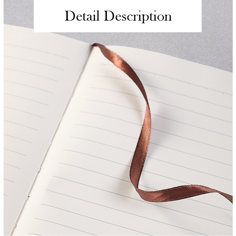 A5 PU Leather Hardcover Notepad W/Round Metal Buckle 5