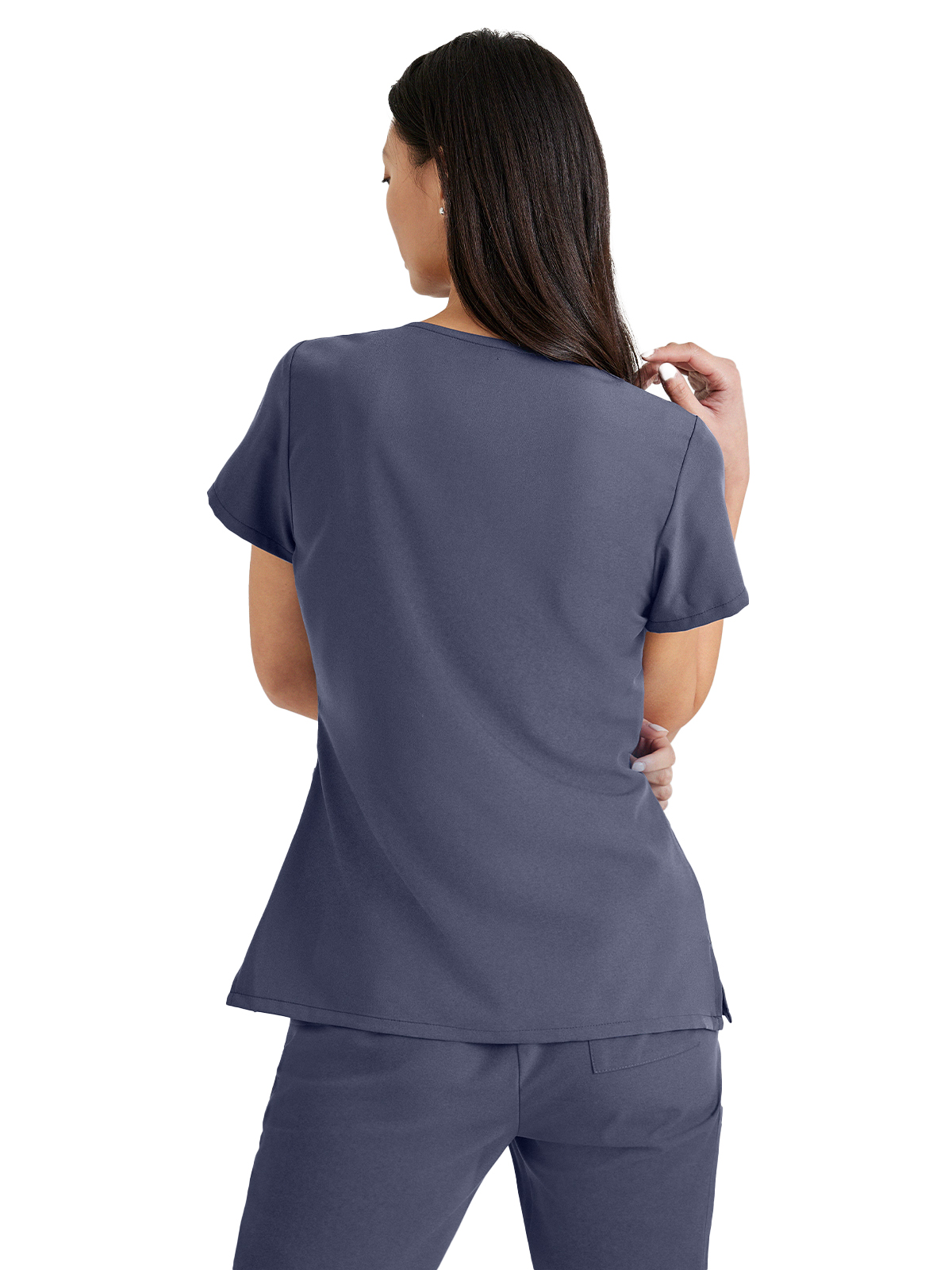 Barco Unify - Women's Four-Pocket V-Neck Purpose Scrub Top 4