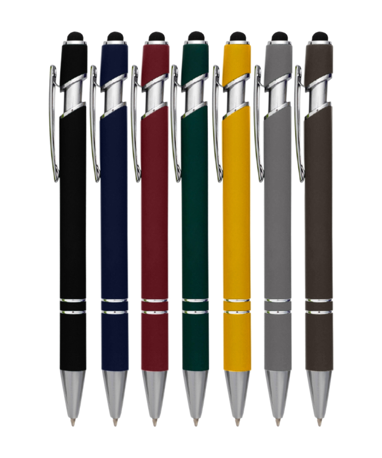 Union Printed - Jenny Stylus Satin Soft Touch Click Metal Pen 2
