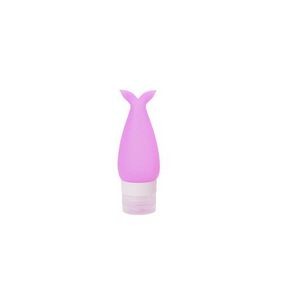 48ml Silicone Fish Tail Travel Bottle With Flip Lid 17