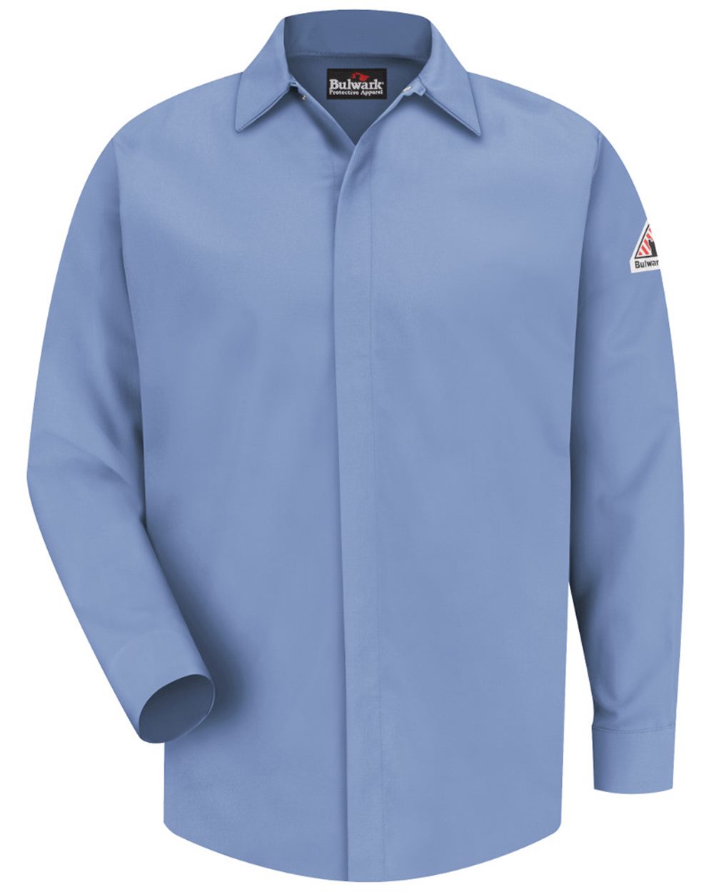 Concealed-Gripper Pocketless Long Sleeve Shirt CoolTouch 2 Tall Sizes