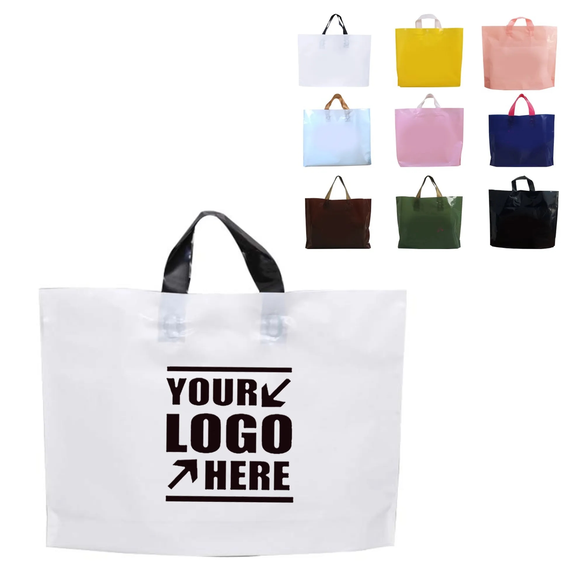 Soft Handle Plastic Tote Bag 3