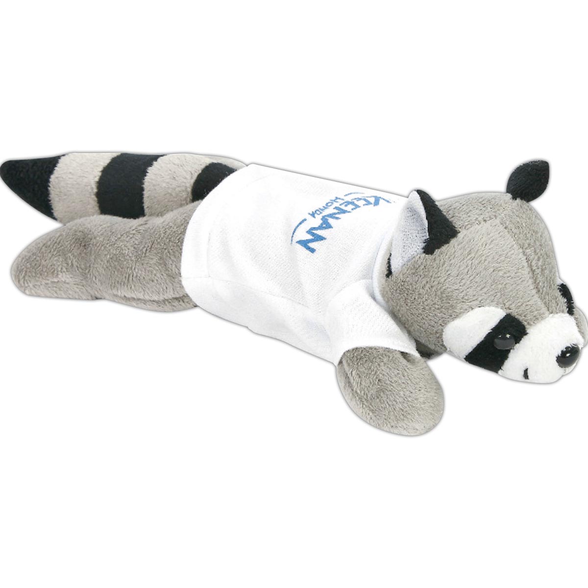 So Soft 8" Laying Beanie Animal- Raccoon 3