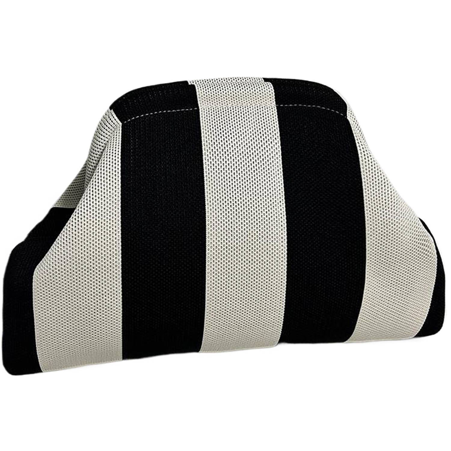 Women Polyester Cloud Striped Print Clutch Purse 5