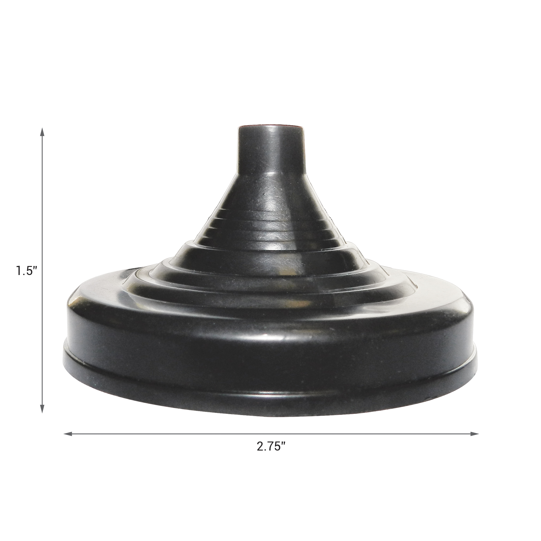 Weighted Black Stick Flag Base 4