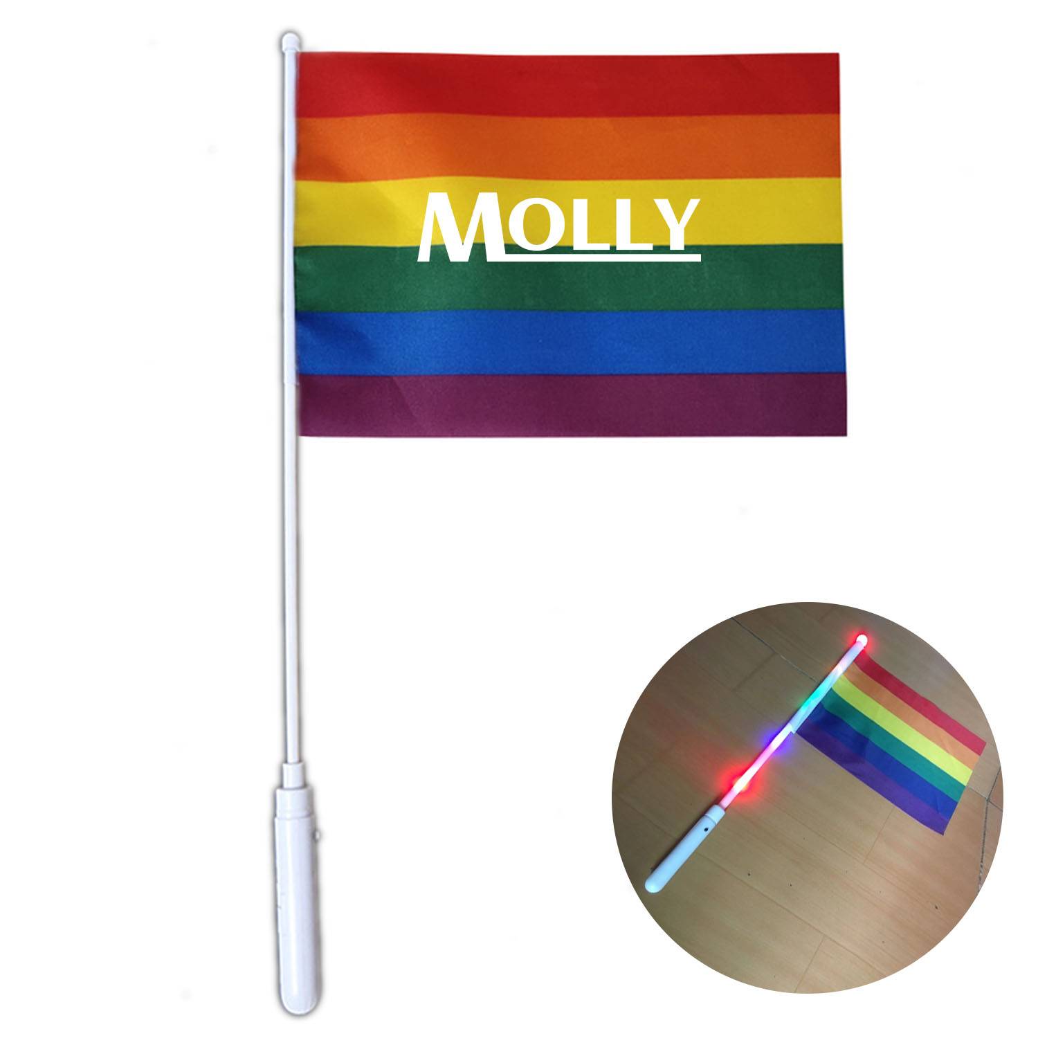 Light Up Rainbow Flag 1