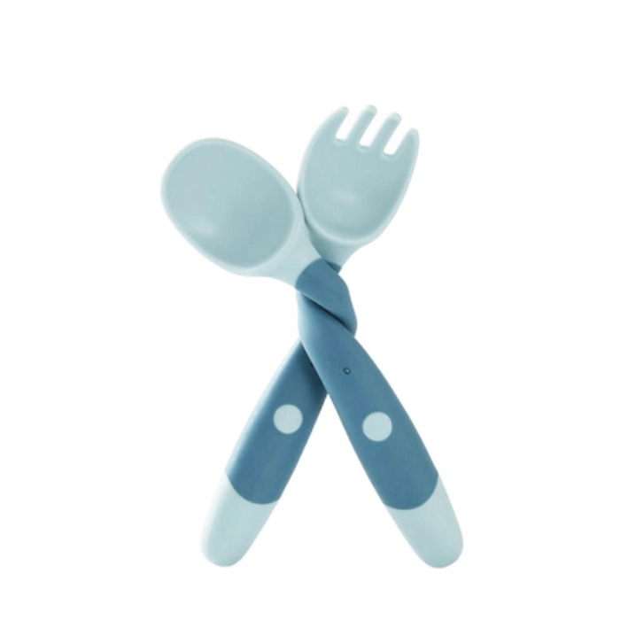 Children's Training Foldable Fork and Spoon Set 5
