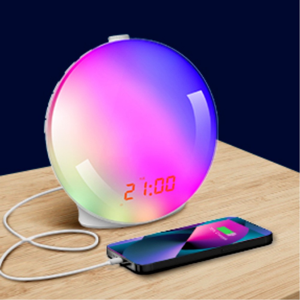 Wake Up Light Sunrise Alarm Clock For Kids 2