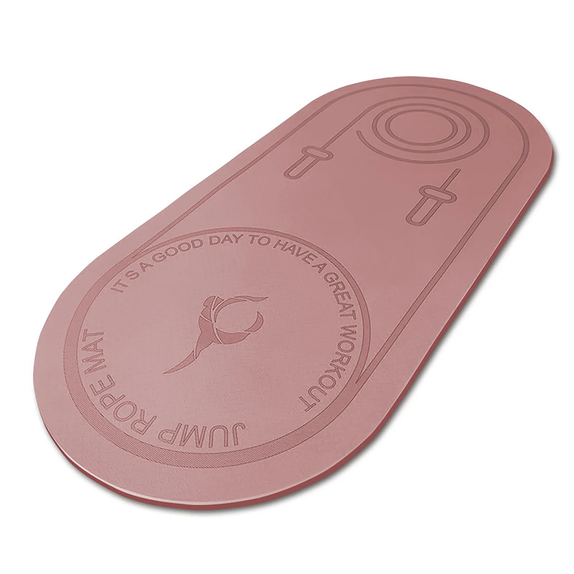 8MM TPE Soundproof Cushioning Pad Jump Rope Skipping Mat Yog 2
