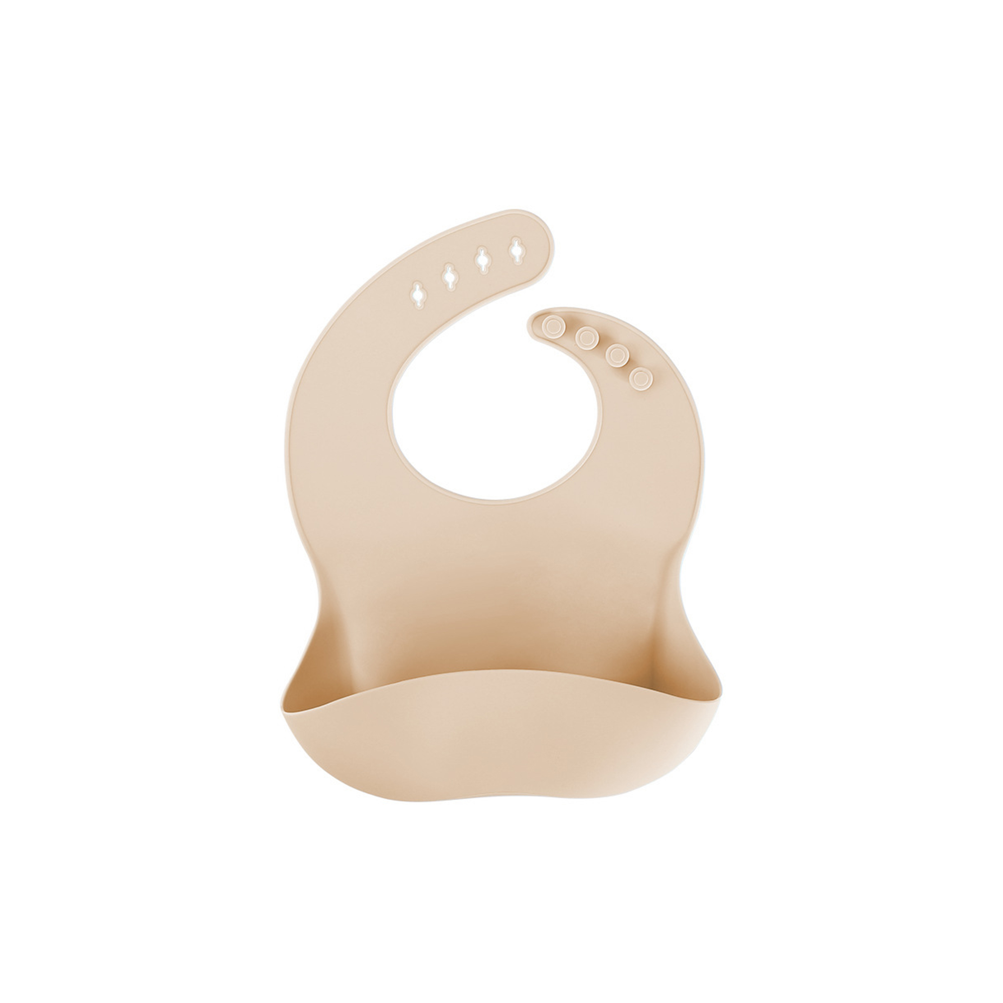Silicone Baby Bib 12.8" x 9.5" With Food Catcher Pocket 11