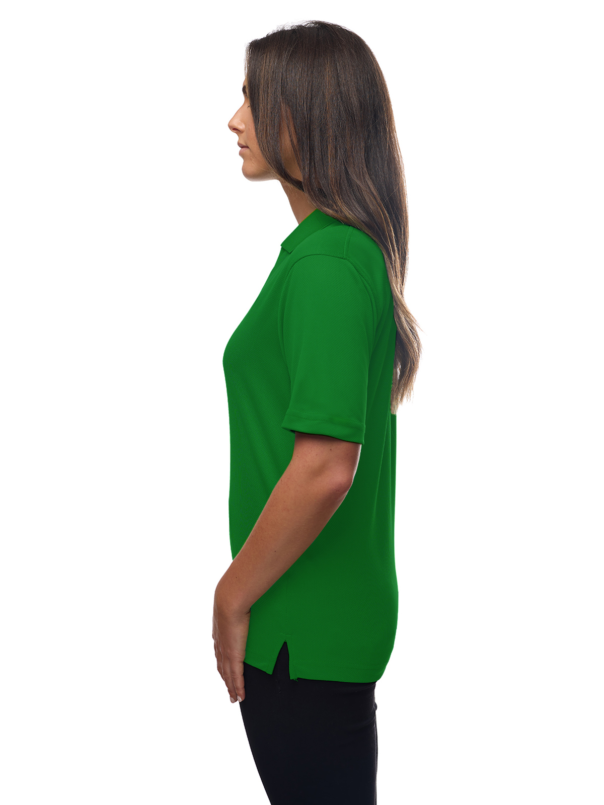 Blue Generation - Women's Pocketless Wicking V-Neck Polo 44