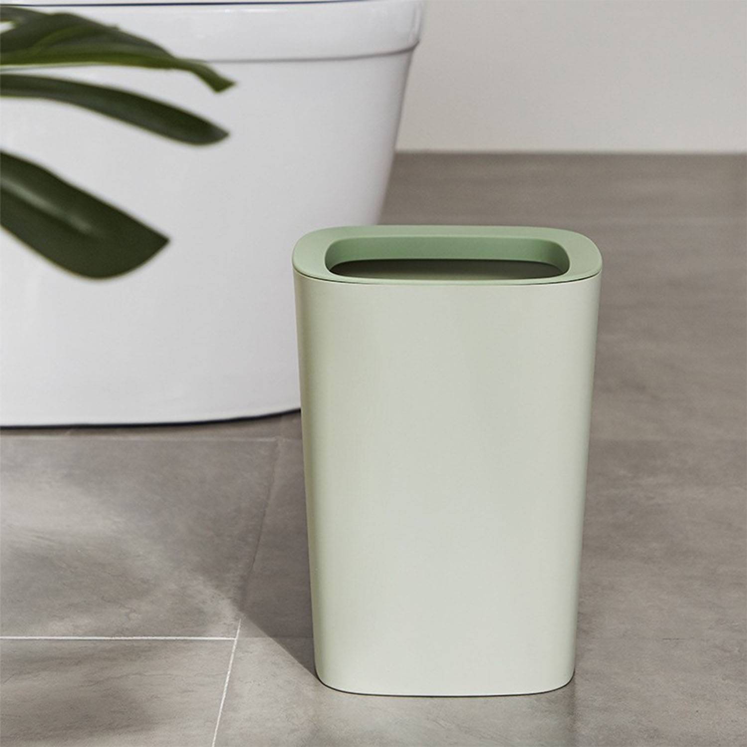 Home kitchen bathroom office thickened creative trash can 5
