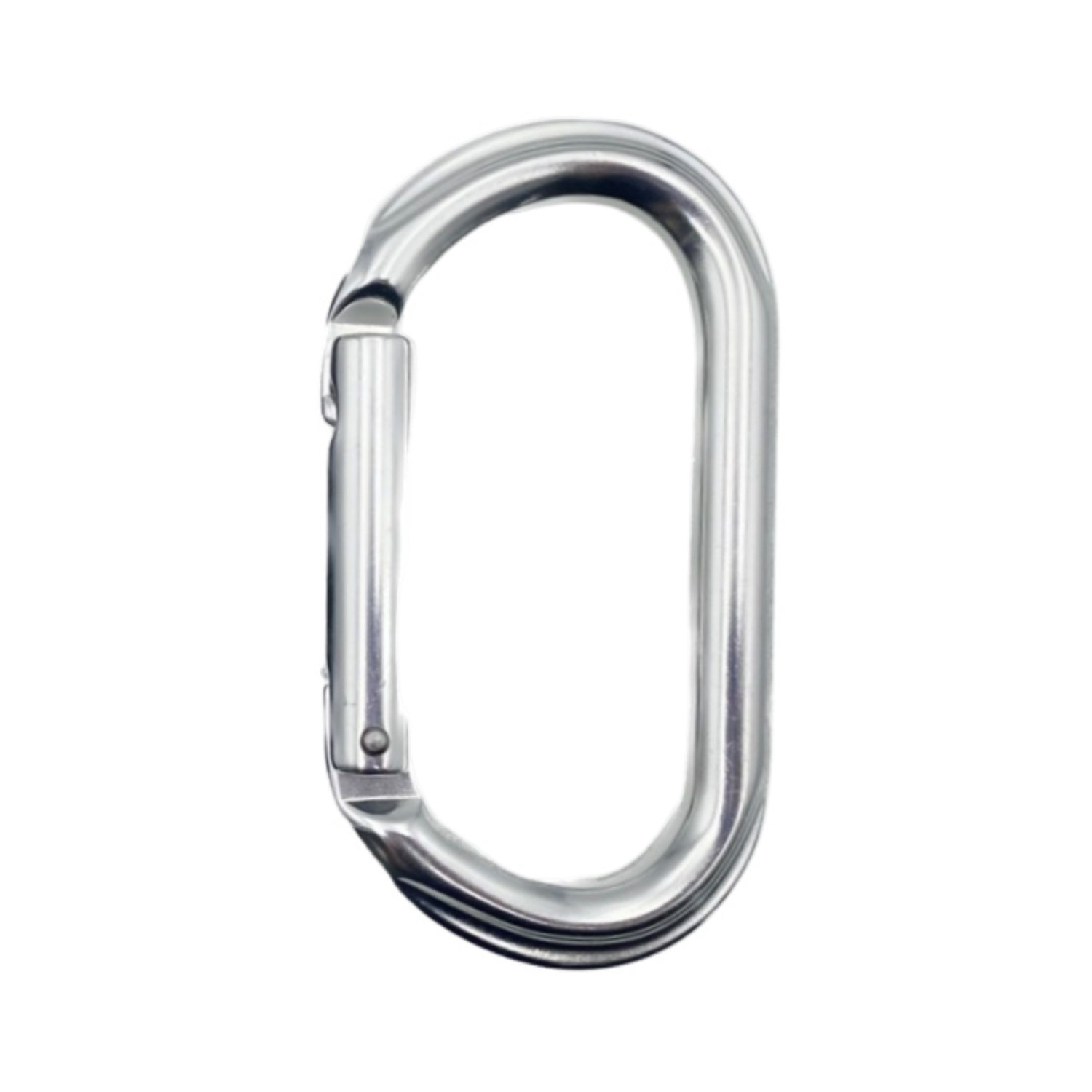 D Ring Shape Straight Gate Aluminum Carabiner 3