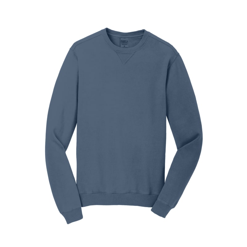 Port & Company Beach Wash Garment-Dyed Crewneck Sweatshirt, custom hoodie or sweatshirt with logo imprint 57