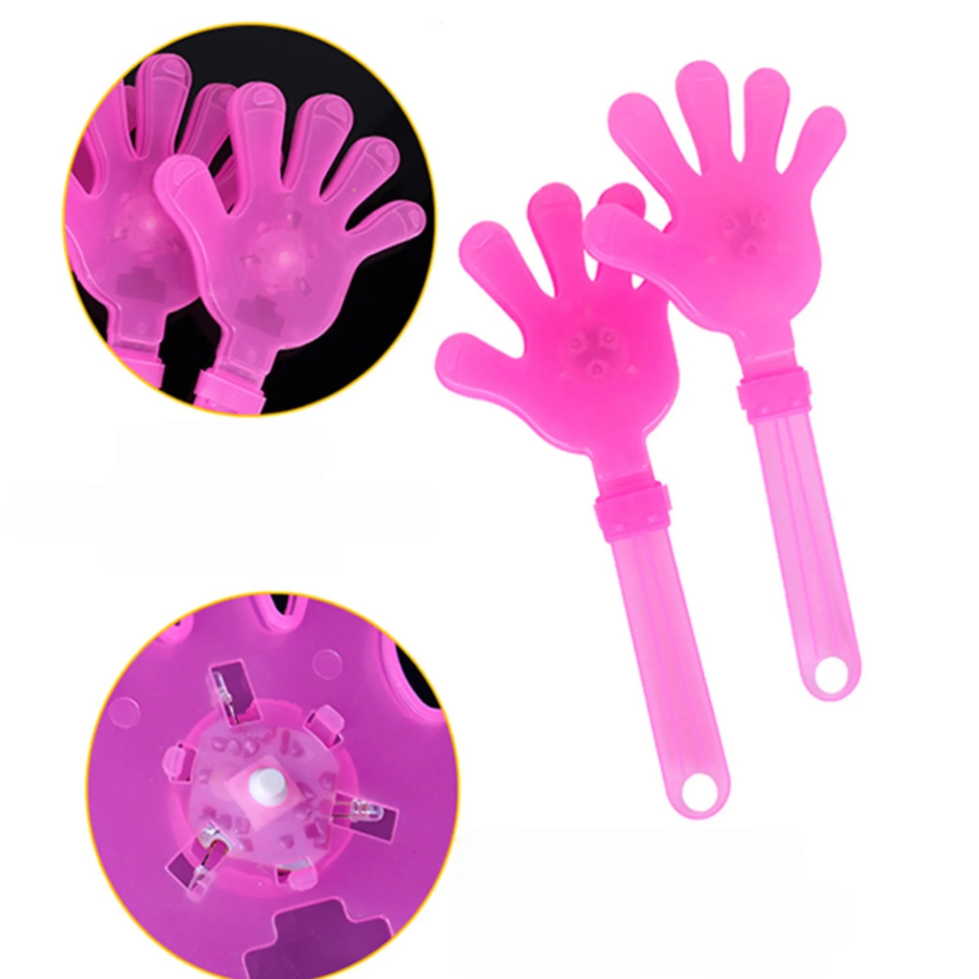 Led Glowing Plastic Hands Clapper Noise Maker 3