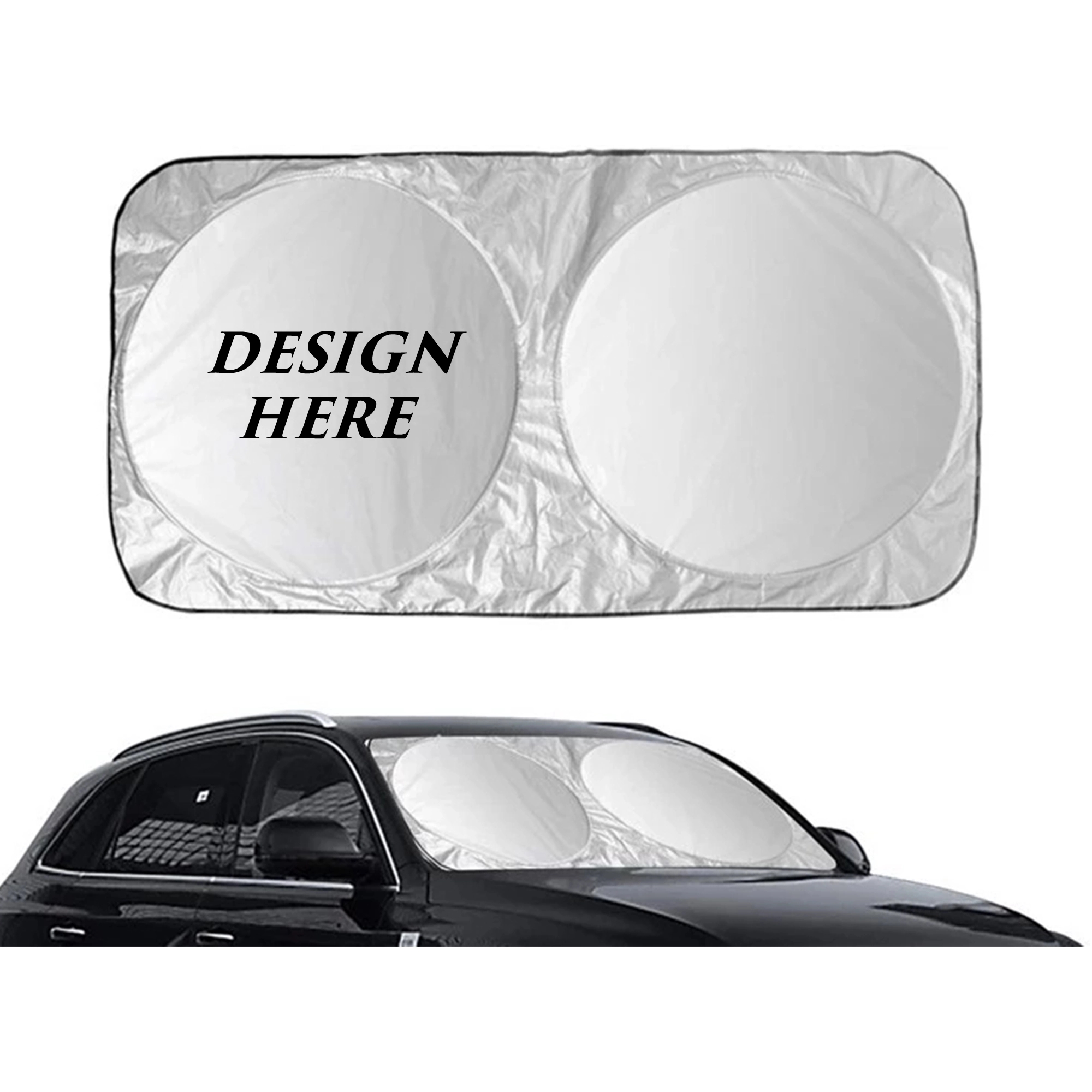 Folding Car Sun Shade MOQ 80PCS
