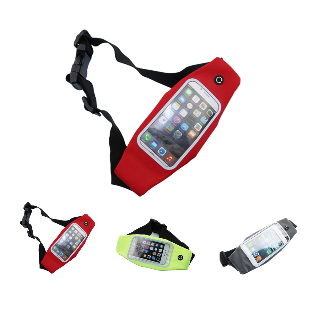 Foam Waist Bag Fitness Fanny Pack With Ear Phone 5