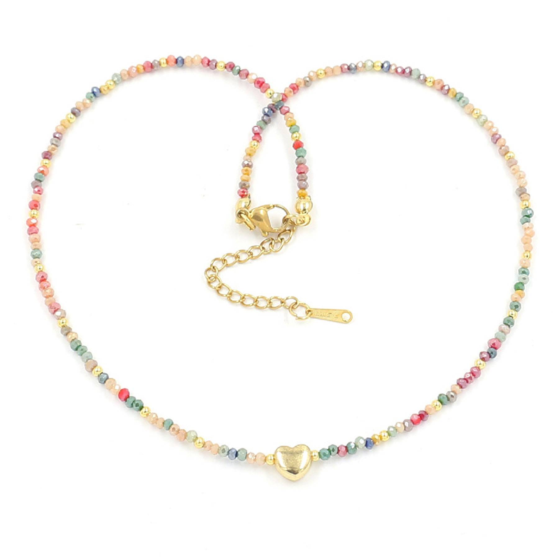 Colorful Mini Crystal Beaded Necklace 7