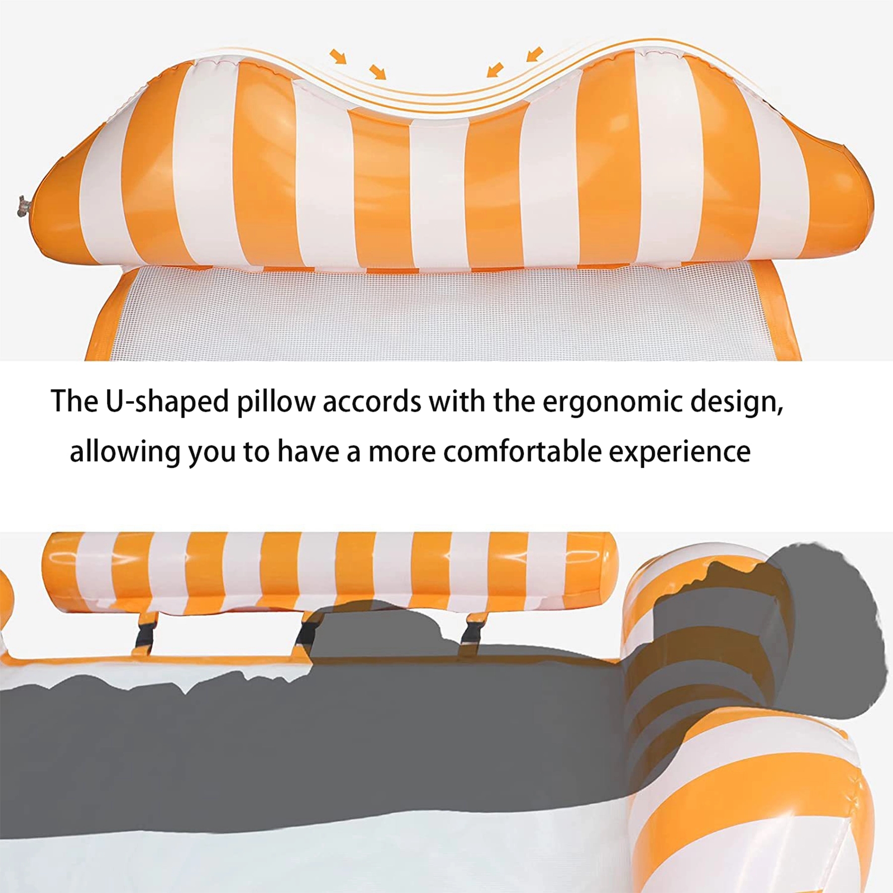 Inflatable Swimming Pool Float Hammock 8