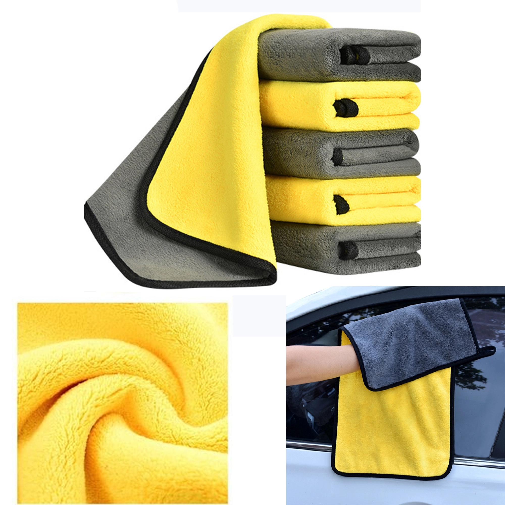 High Density Coral Wool Car Wipe Towel