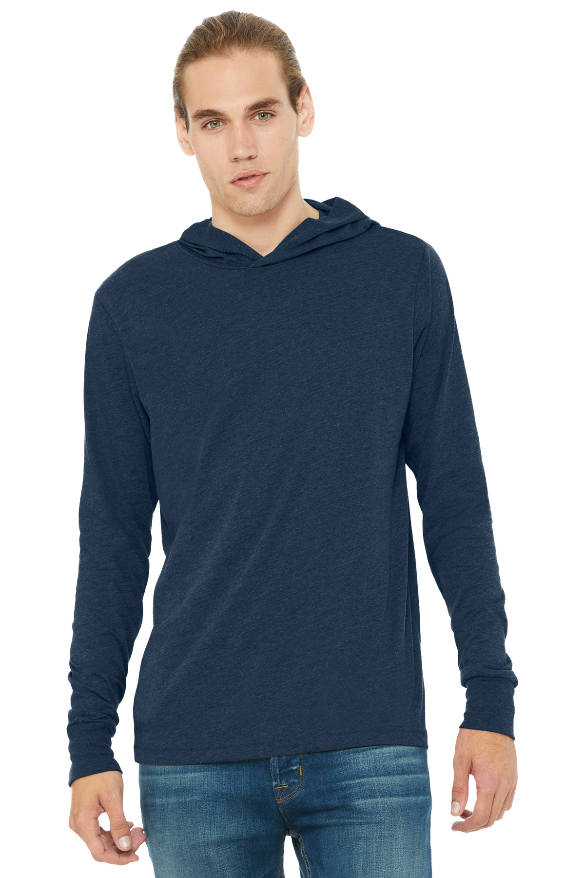 BELLA+CANVAS Unisex Jersey Long Sleeve Hoodie. BC3512 44