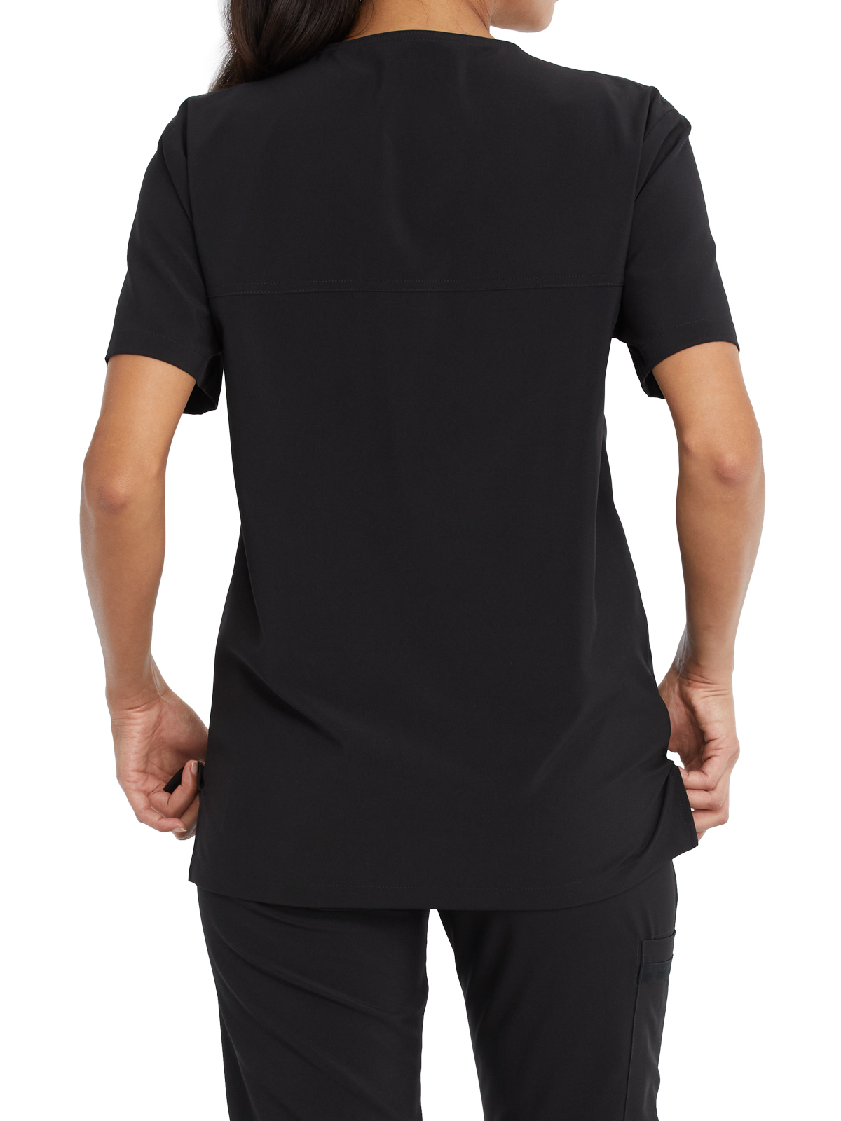 EDS Essentials Unisex 2-Pocket V-Neck Top