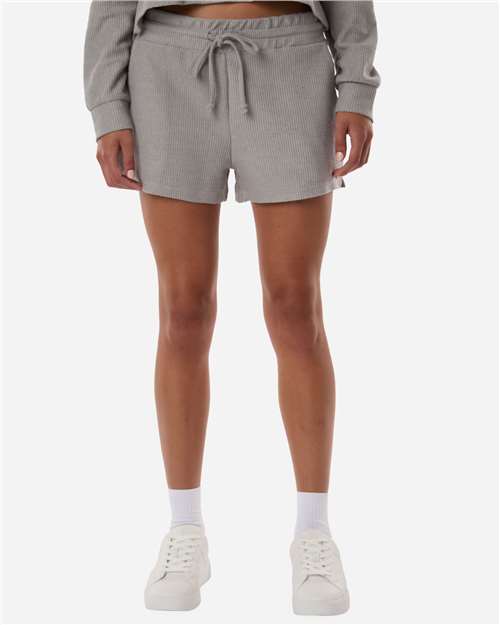 Women's Rib Knit Corded Shorts - BW6506 7