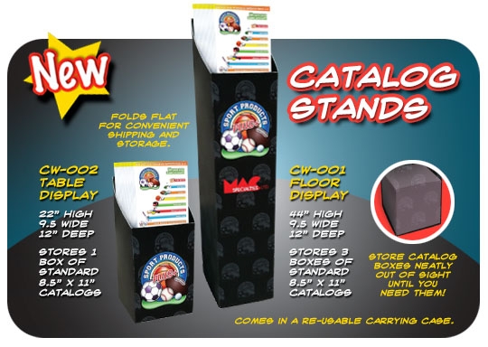 Catalog Stand Floor Display (44"x9.5"x12")