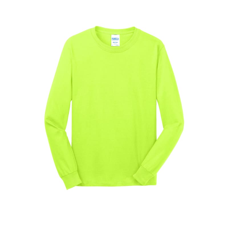 Port & Company - Long Sleeve Core Cotton Tee. 96