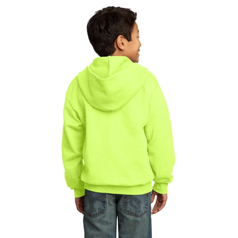 Port & Company - Youth Core Fleece Full-Zip Hooded Sweatshirt. 87