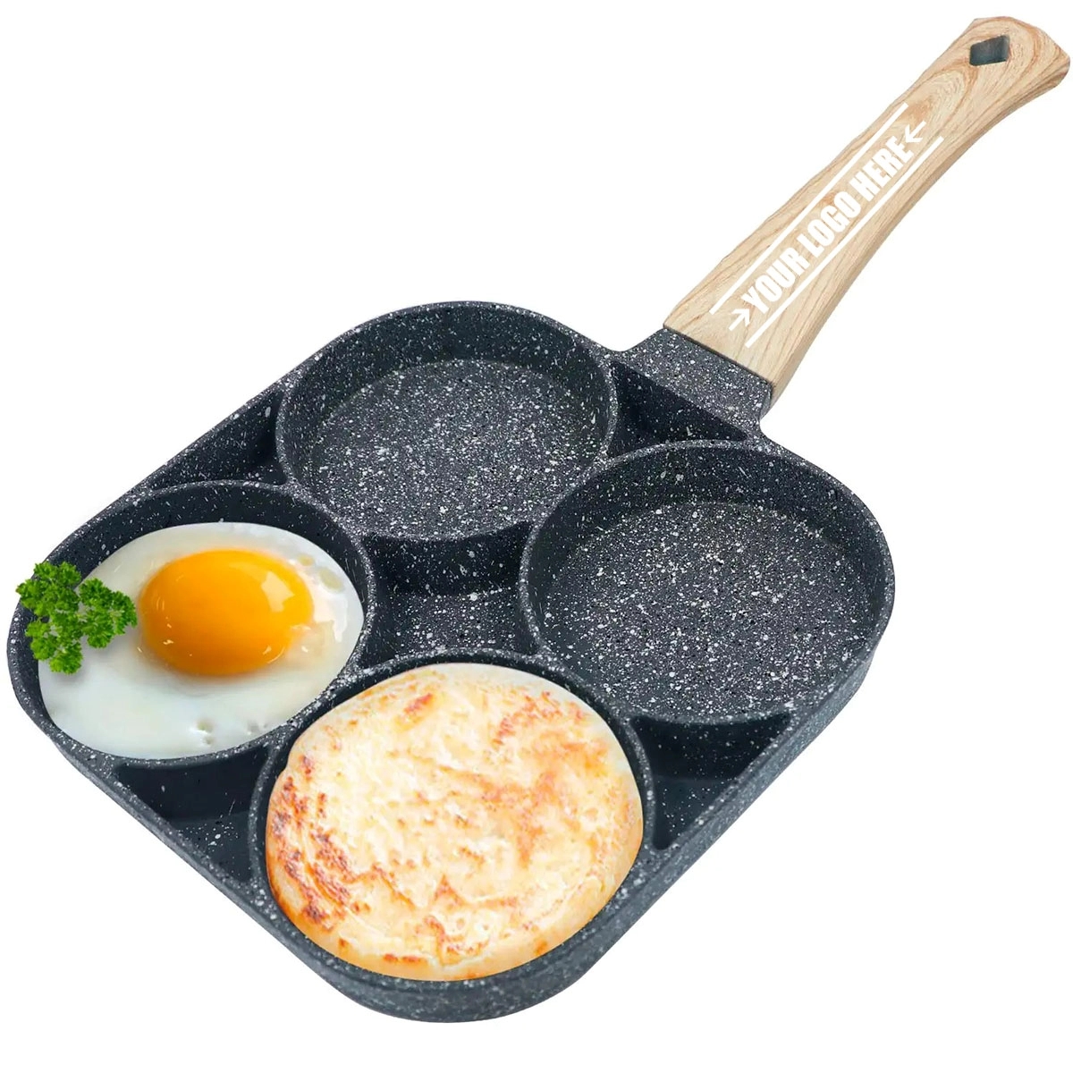 Egg Frying Nonstick Pan 4-Cups 5