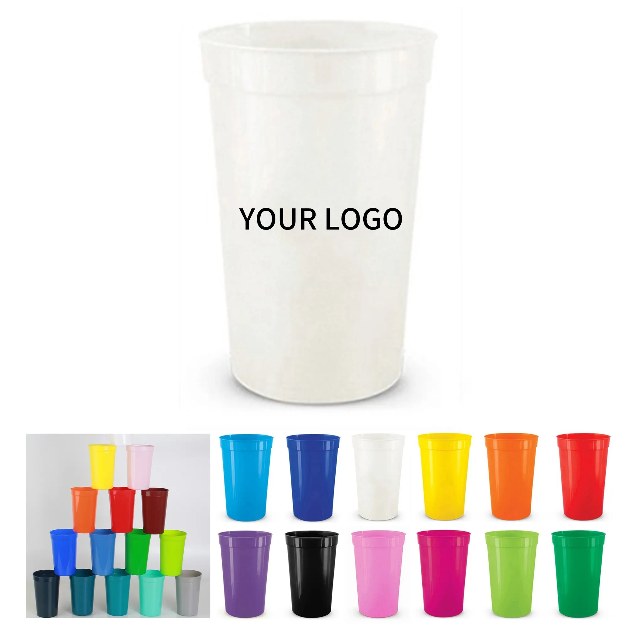 Durable Plastic Party Cup 16oz 3