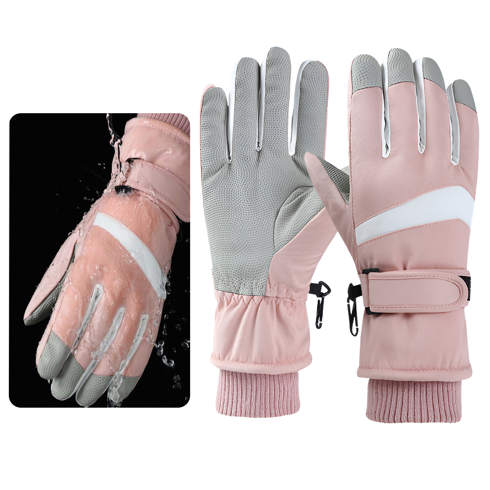 MOQ 50 PCS Durable Winter Outdoor Sports Warm Gloves 4