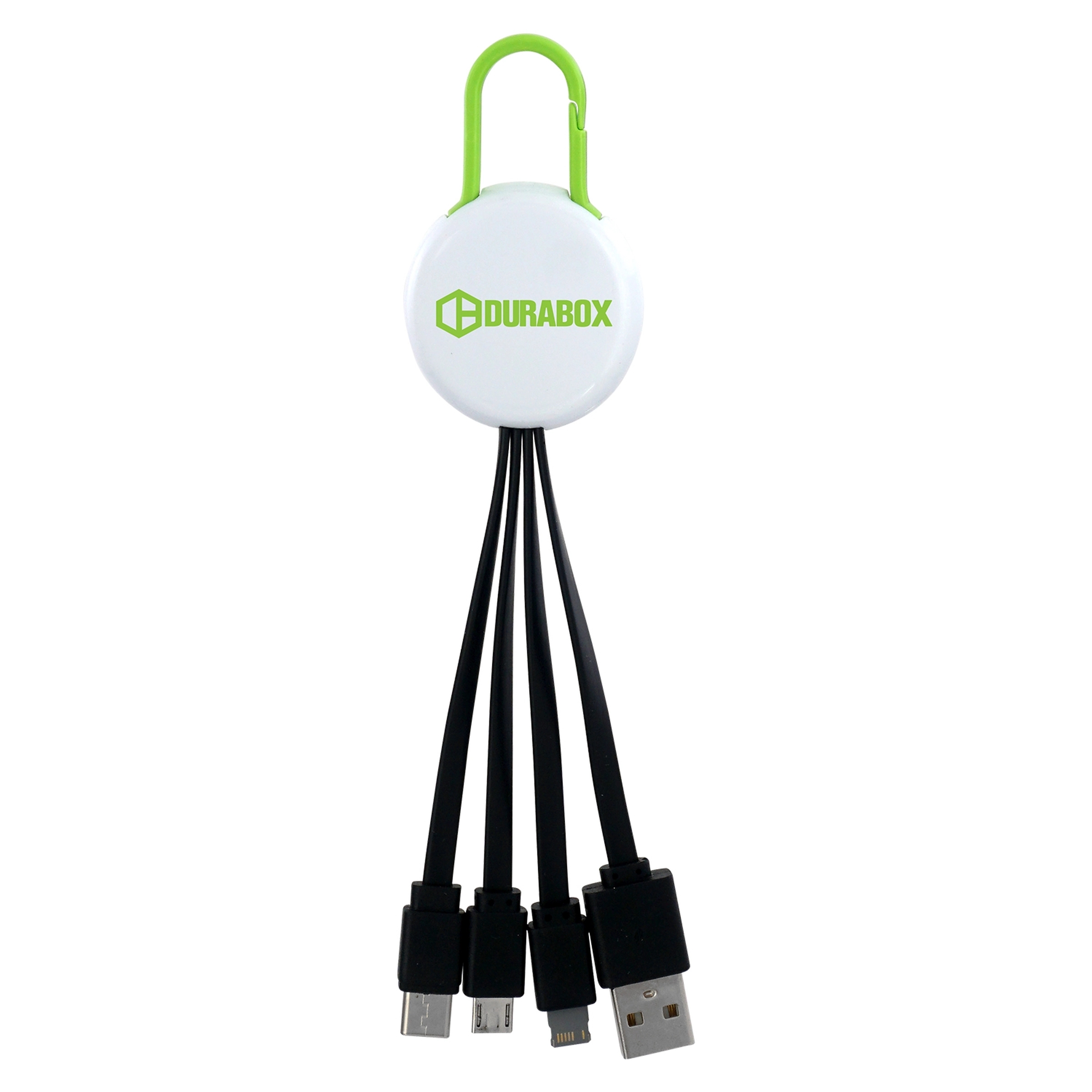 WHITE COLORFUL CLIP 3 IN 1 CHARGING CABLE 7