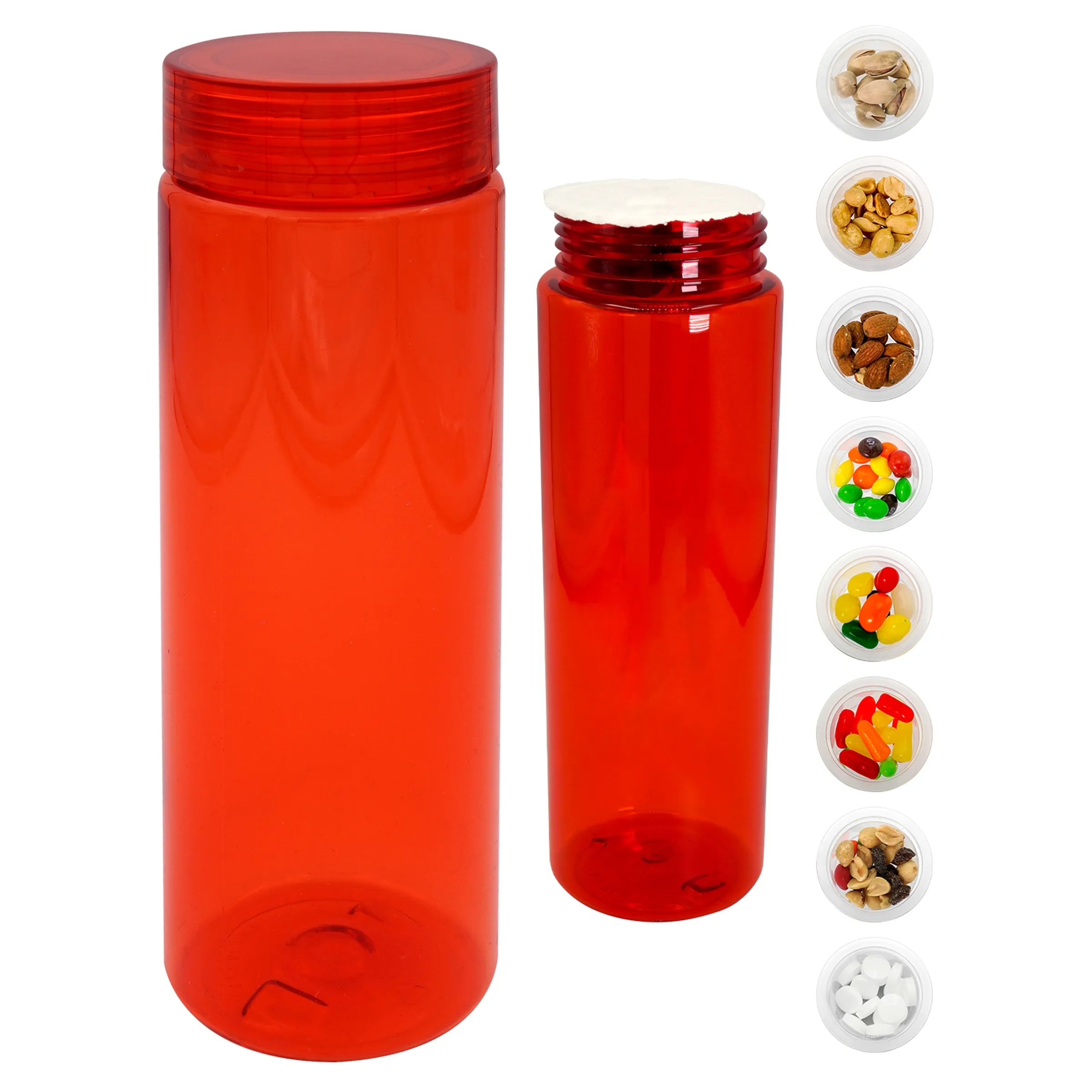 CLEAR VIEW 24 OZ. COLORFUL SNACK BOTTLE 5