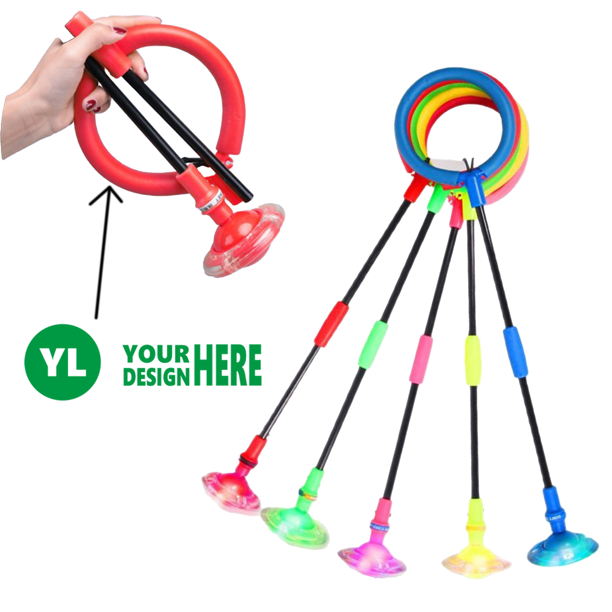 Single-Leg Elastic Flash Bounce Ball Jump Ring 2