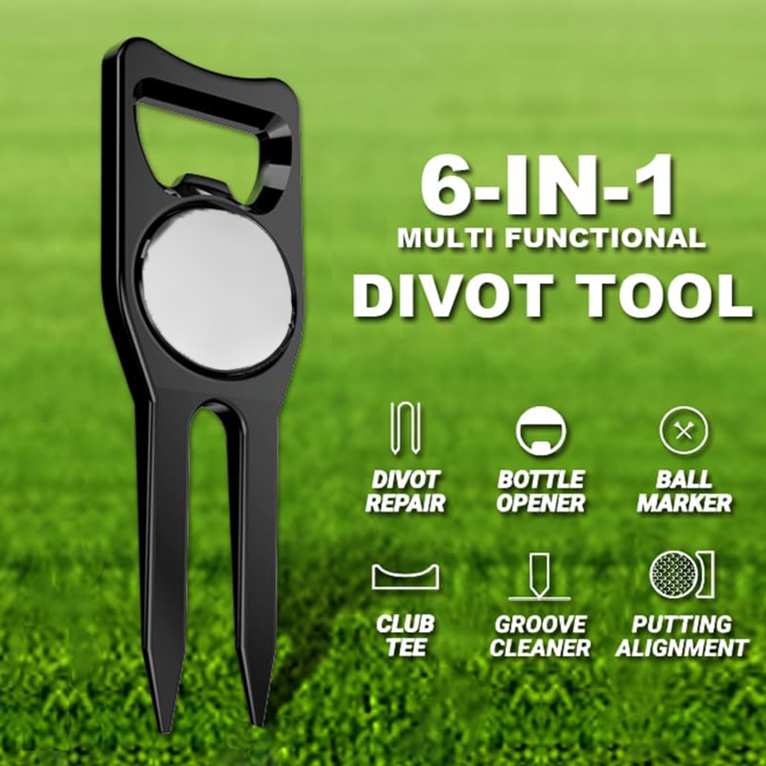 Golf Divot Tool Ball Marker 6