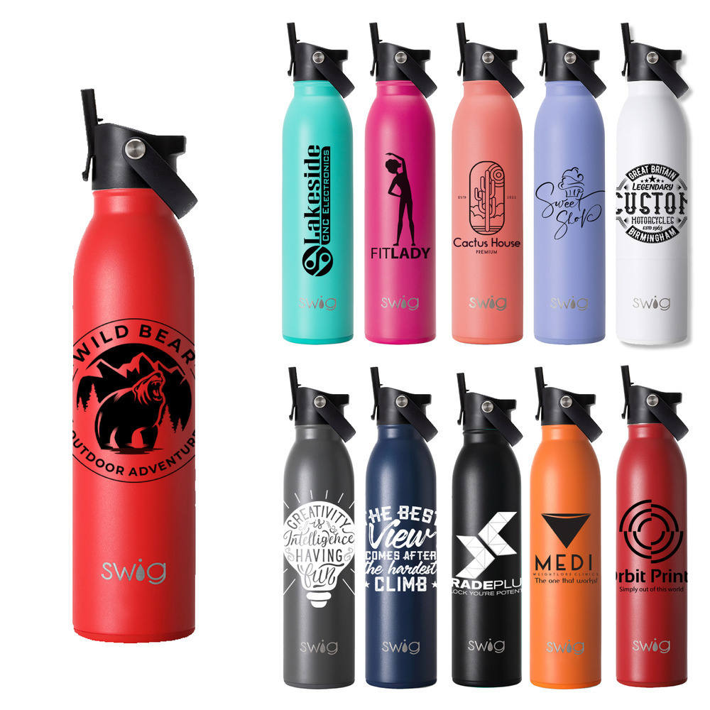Swig® 20 oz. Matte Bottle with Flip and Sip Lid